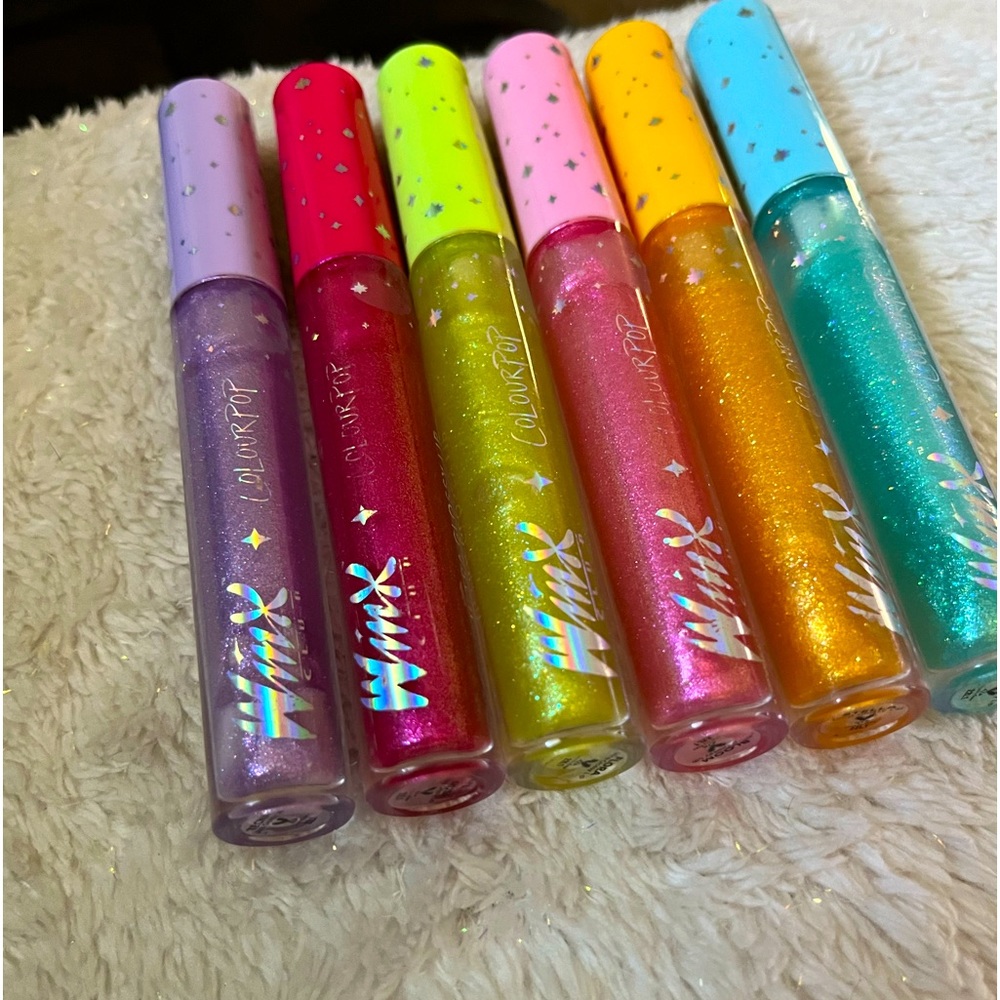 Colourpop winx club lip gloss collection